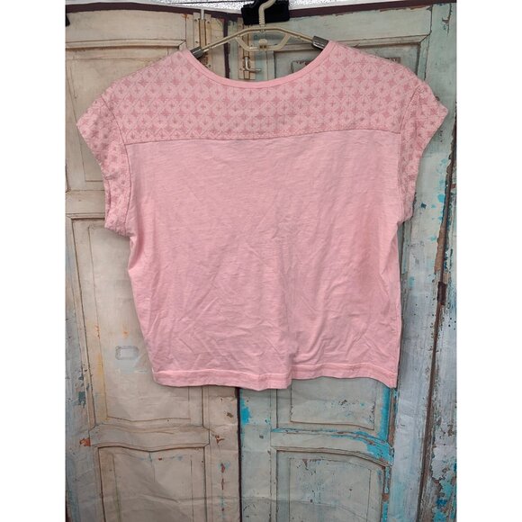 Knox Rose Womans XL Blouse PInk Cap Sleeve - Picture 5 of 8